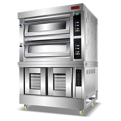 YCD-2410H二層四盤+10醒發(fā)箱組合爐